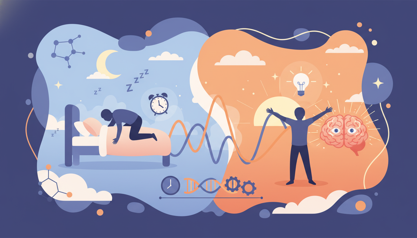 朝の強い眠気と夜の覚醒を引き起こす根本的な理由