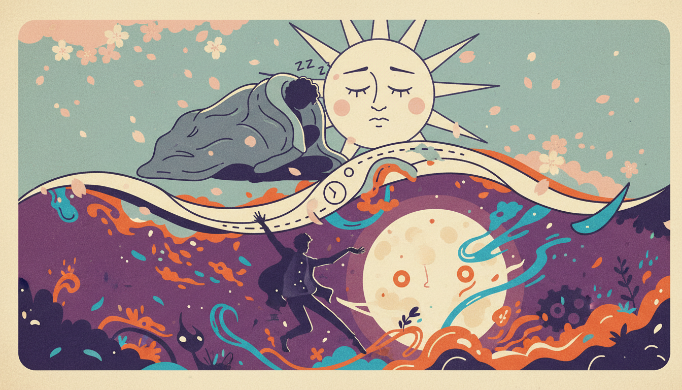 朝の強い眠気と夜の覚醒を引き起こす根本的な理由