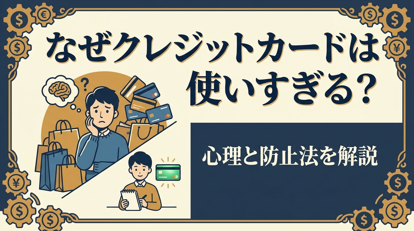 なぜクレジットカードは使いすぎる？心理と防止法を解説