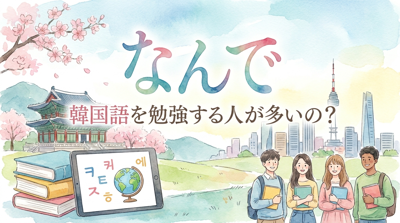 なんで韓国語を勉強する人が多いの？