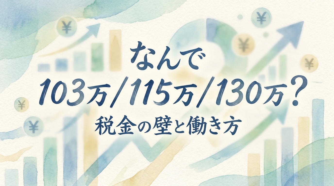 なんで 103万 / 115万 / 130万?