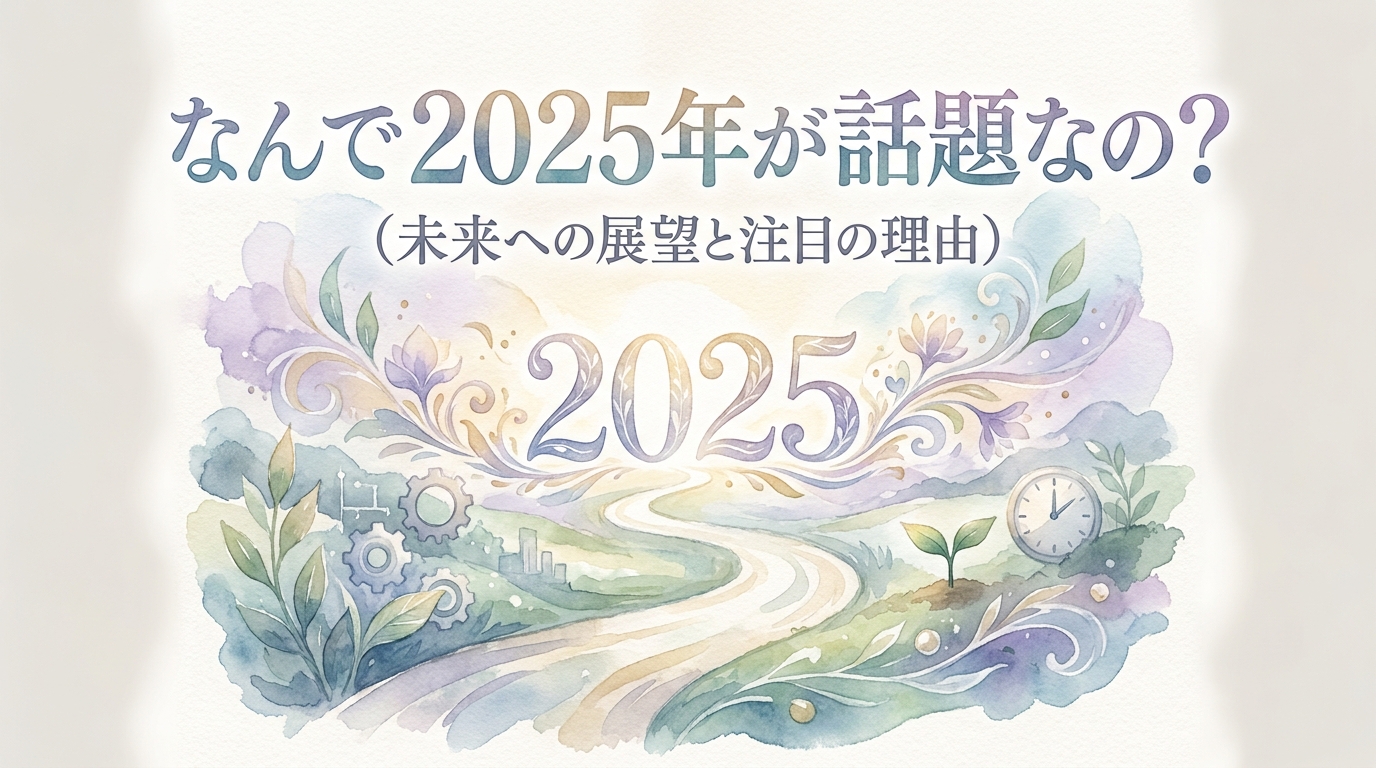 なんで 2025年が話題なの?