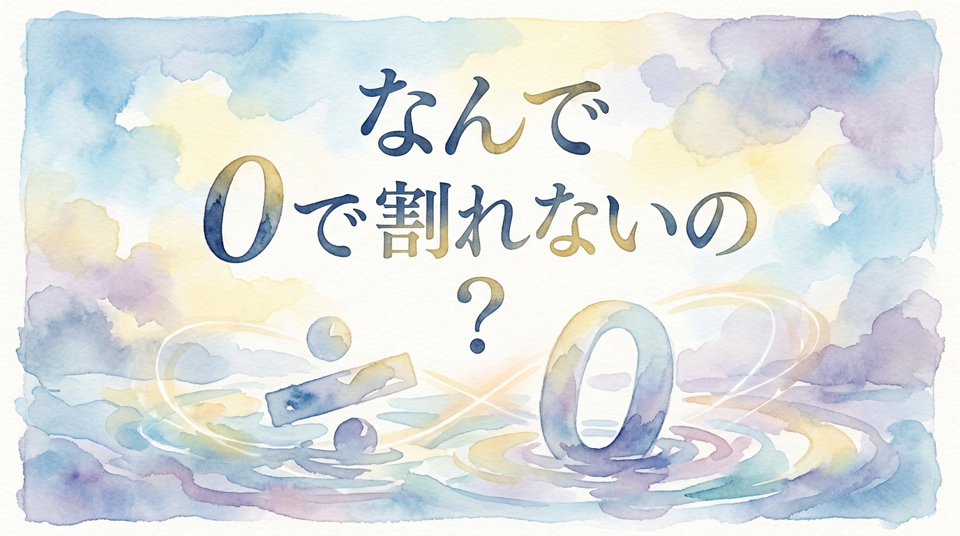 なんで 0で割れないの?