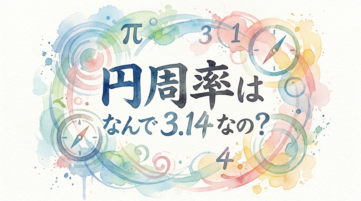 円周率はなんで 3.14 なの？