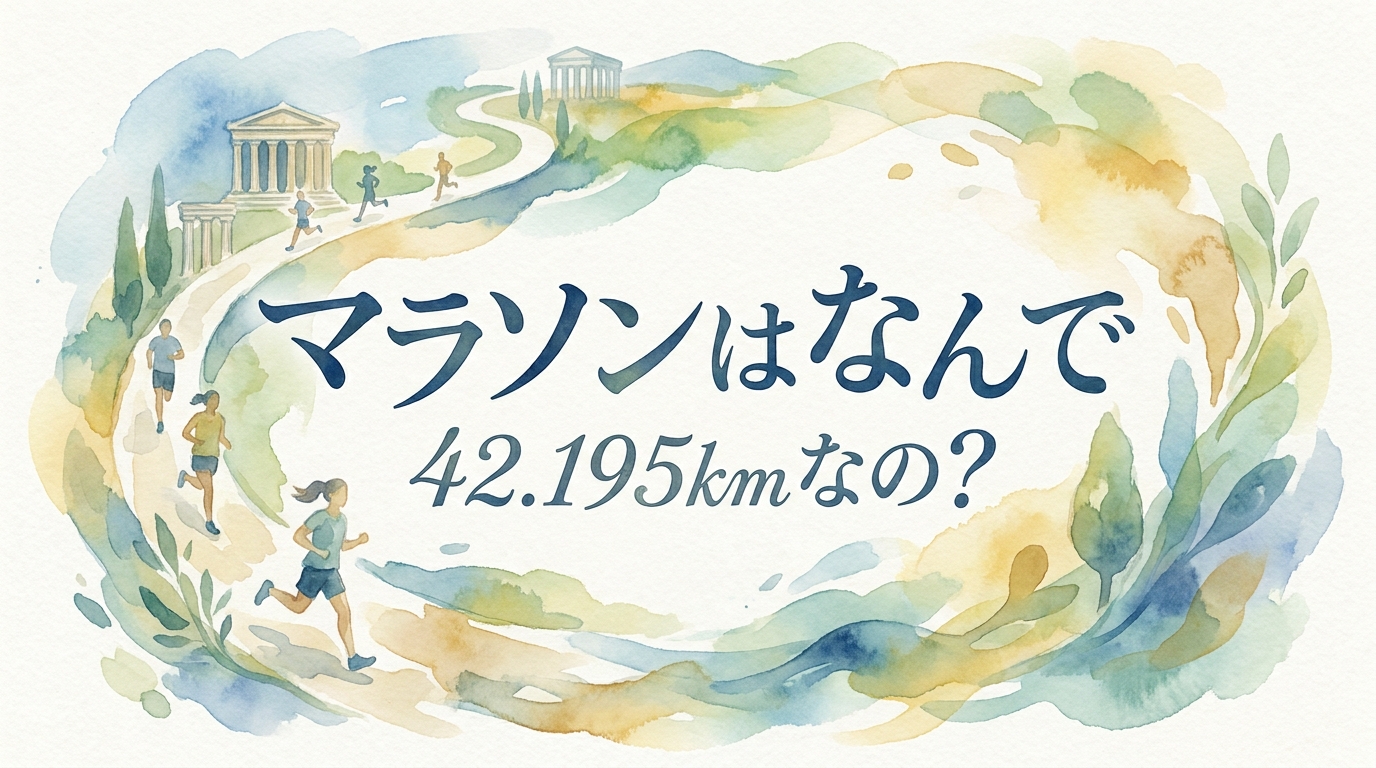 マラソンはなんで 42.195kmなの？