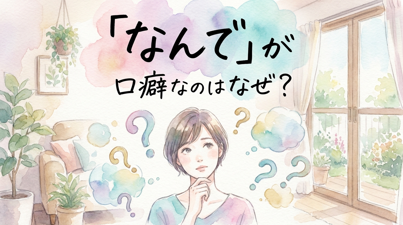 「なんで」が口癖なのはなぜ？