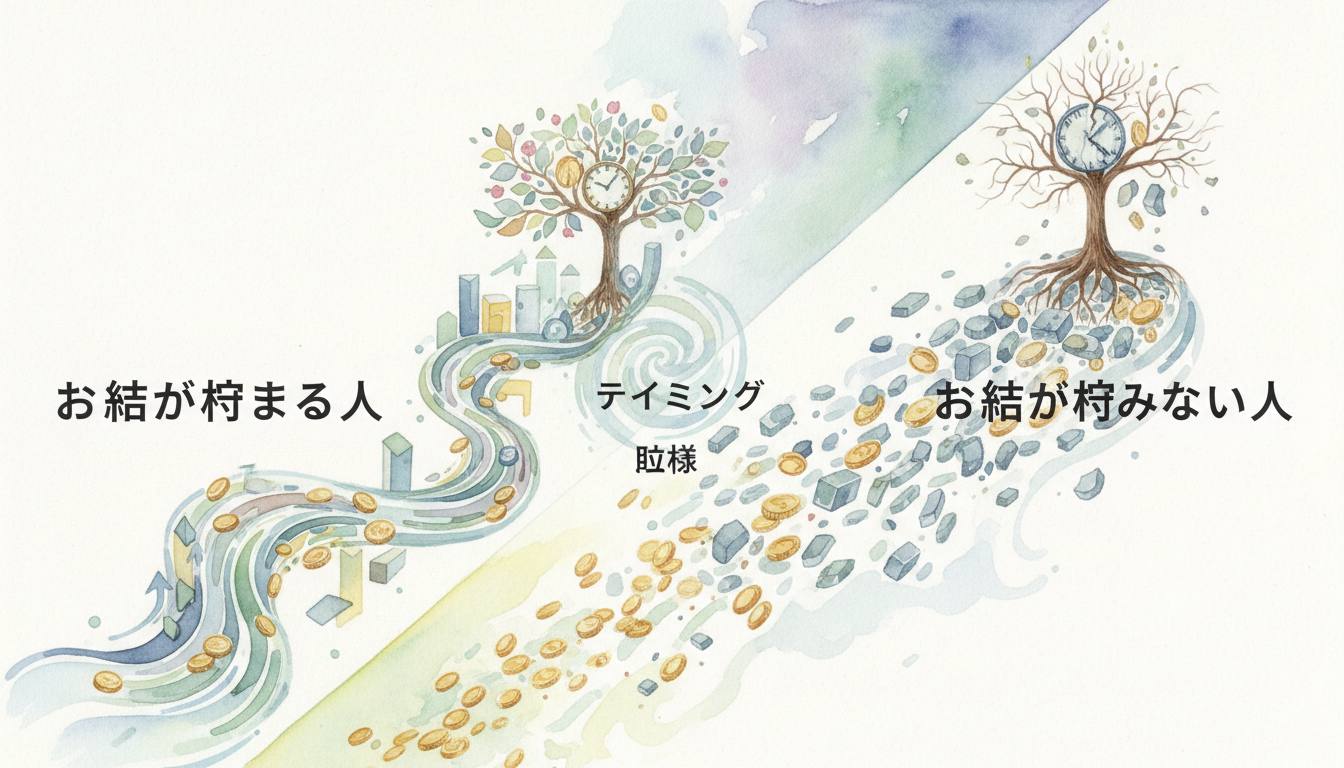 お金が貯まる人と貯まらない人の決定的な違いは「タイミング」と「仕組み」